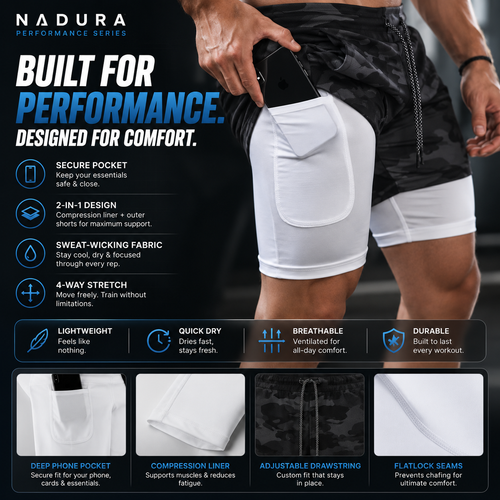 NADURA® V-Core Performance Shorts