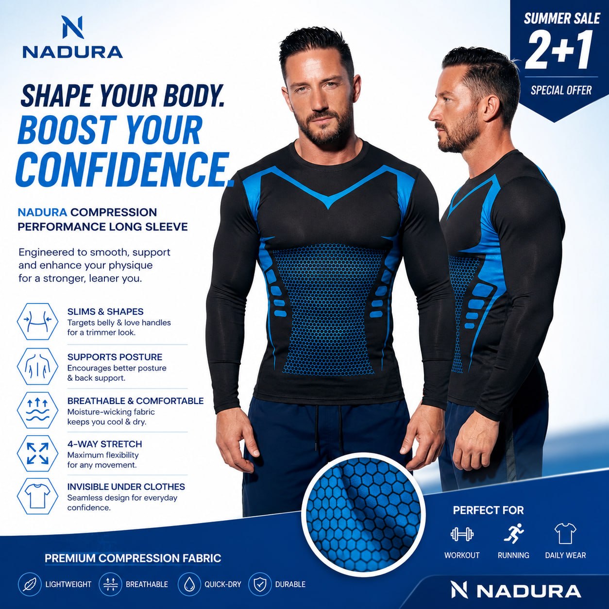 NADURA® Performance Compression Tee
