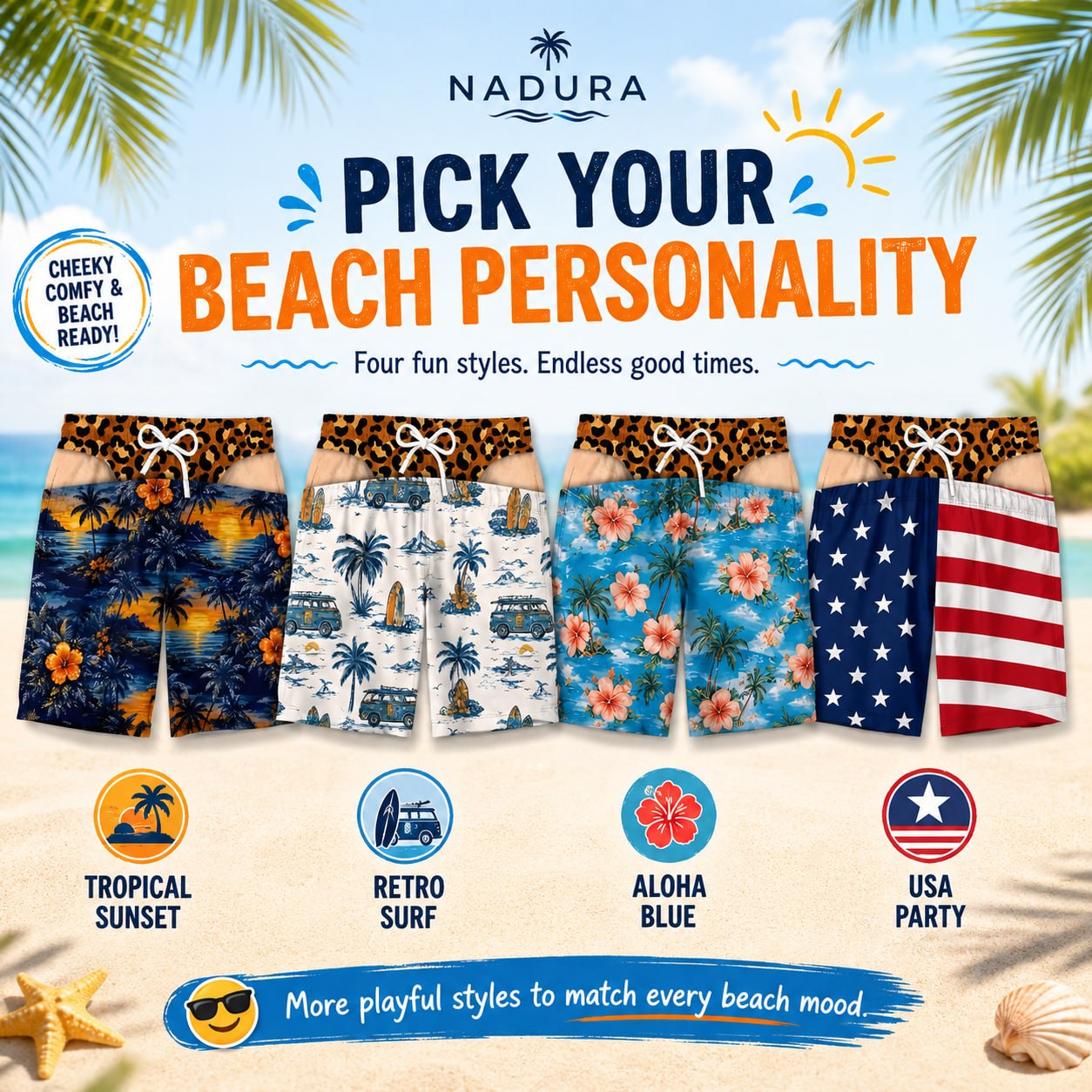 The Cheeky Reveal™ Swim Shorts