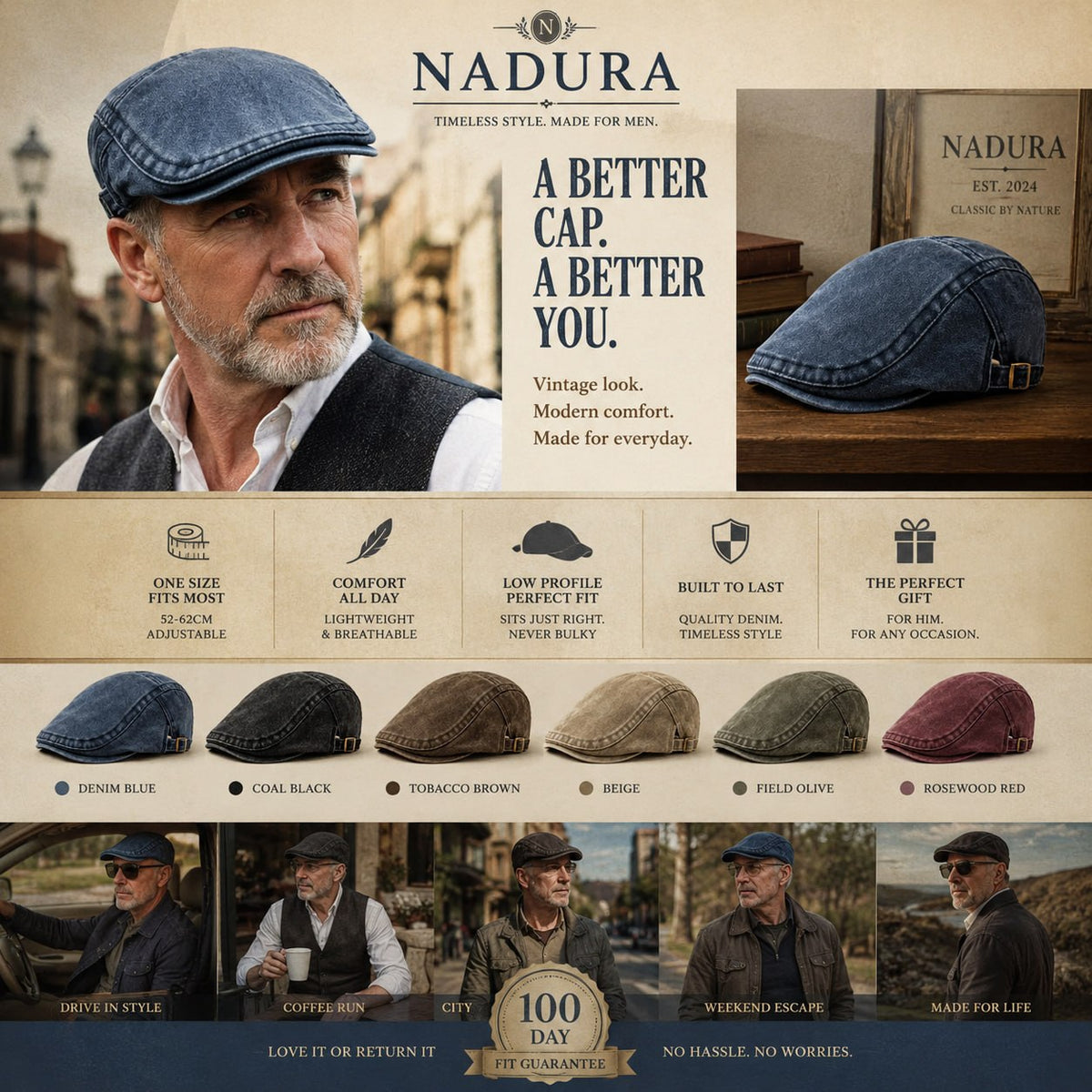 Nadura Vintage Cap
